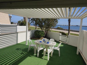 Gruissan - Villa T4 - Clim, WiFi, Parking, Plage 50m - 6 pers - FR-1-796-55